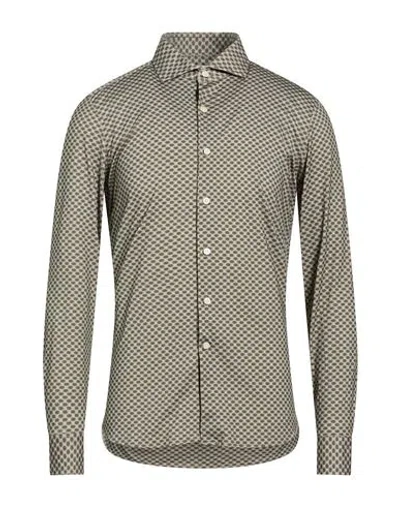 Sonrisa Man Shirt Military Green Size 16 Cotton