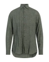Sonrisa Man Shirt Military Green Size Xxl Linen