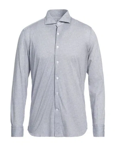 Sonrisa Man Shirt Navy Blue Size Xxl Cotton