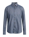 Sonrisa Man Shirt Navy Size 15 ½ Cotton In Blue