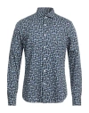 Sonrisa Man Shirt Navy Size 15 ¾ Cotton In Navy Blue
