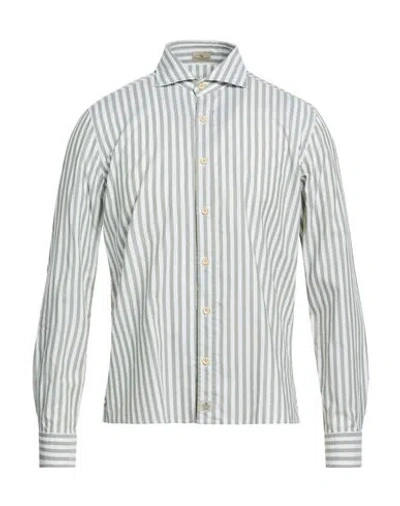 Sonrisa Man Shirt Sage Green Size 17 Cotton