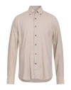 Sonrisa Man Shirt Sand Size 17 ½ Cotton In Neutral