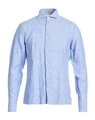 Sonrisa Man Shirt Sky Blue Size 17 ½ Linen