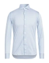 Sonrisa Man Shirt Sky Blue Size M Cotton