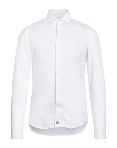 Sonrisa Man Shirt White Size 15 ½ Cotton, Elastane