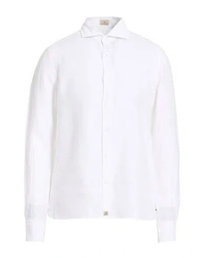 Sonrisa Man Shirt White Size 17 Linen