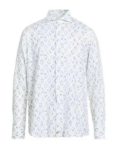 Sonrisa Man Shirt White Size 17 Linen