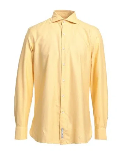 Sonrisa Man Shirt Yellow Size 15 ¾ Cotton
