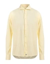 Sonrisa Man Shirt Yellow Size Xxl Cotton In Yellow