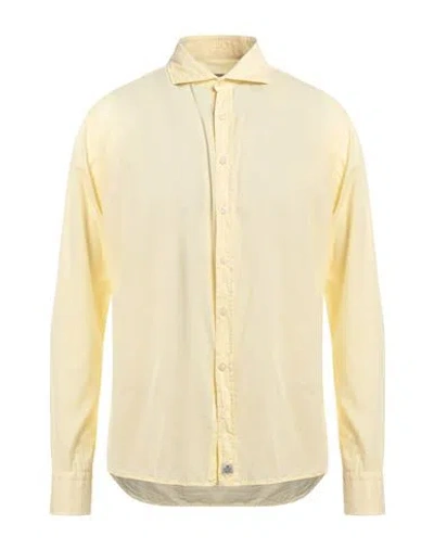 Sonrisa Man Shirt Yellow Size Xxl Cotton