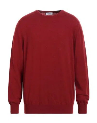 Sonrisa Man Sweater Brick Red Size 46 Cashmere