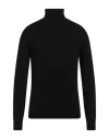 Sonrisa Man Turtleneck Black Size 38 Cashmere In Black