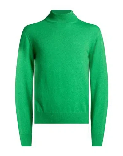 Sonrisa Man Turtleneck Green Size 46 Cashmere
