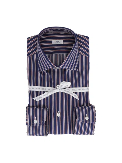 Sonrisa Men's Shirt In Blue