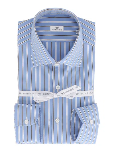 Sonrisa Men's Shirt In Blue