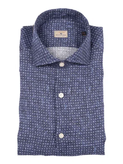 Sonrisa Mens Shirt In Blue