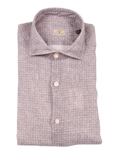 Sonrisa Camicia Uomo In Purple