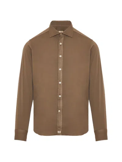 Sonrisa Point-collar Long-sleeve Shirt In Multi