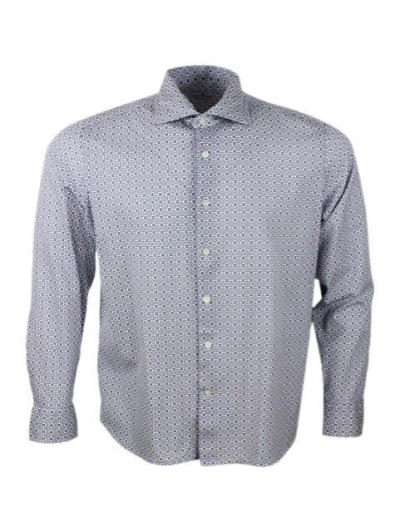 Sonrisa Shirt In Bianco - Blu