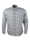 Sonrisa Shirt In Bianco - Grigio