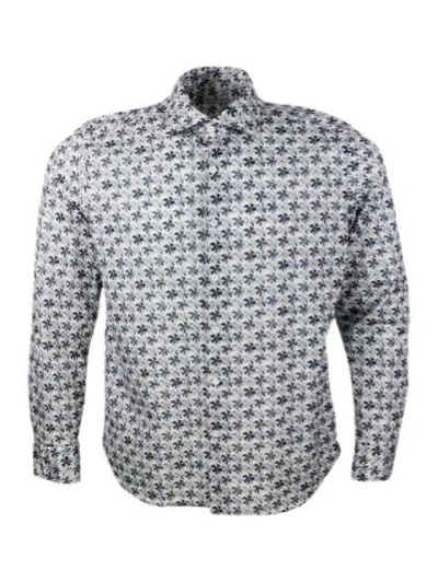 Sonrisa Shirt In Bianco - Grigio