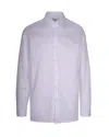 Sonrisa Camicia Bianca In Cotone In Blue