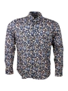Sonrisa Shirts In Blu - Arancio