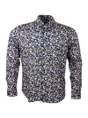 Sonrisa Shirts In Blu - Arancio