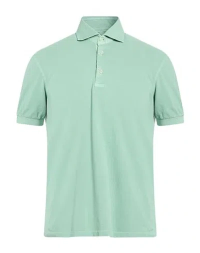Sonrisa Silvery Man Polo Shirt Light Green Size Xxl Cotton