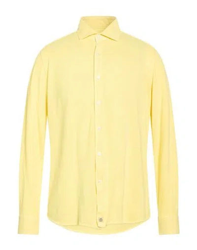 Sonrisa Silvery Man Shirt Yellow Size Xxl Cotton