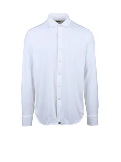 Sonrisa Slim Fit White Shirt With Minimalist Design And Classic Collar