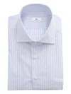 Sonrisa Striped Cotton Shirt In Blue