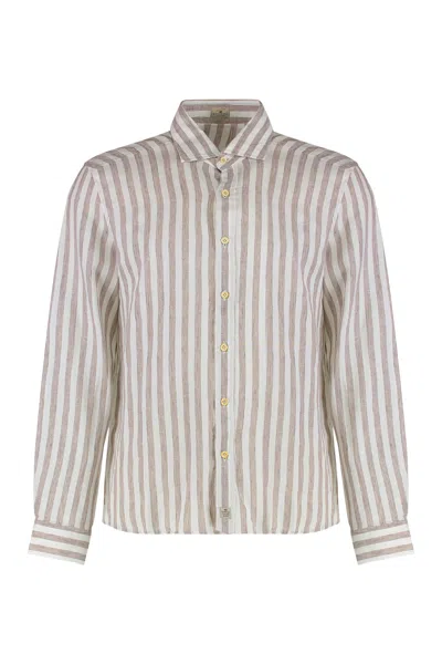 SONRISA STRIPED LINEN SHIRT