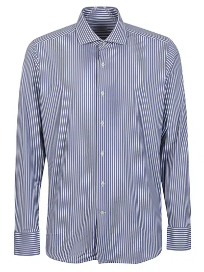 Sonrisa Striped Shirt In Blue