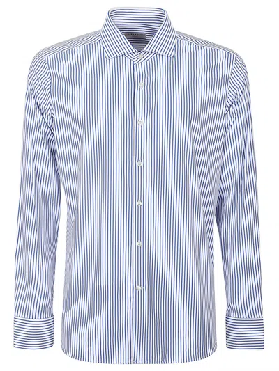 Sonrisa Striped Shirt In Blue
