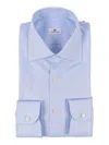 Sonrisa Light Blue Micro-check Formal Shirt In Blue