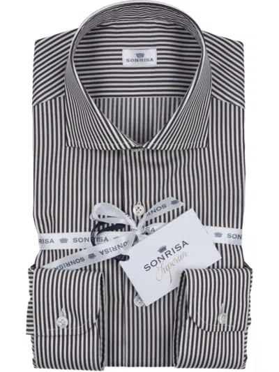 Sonrisa Vertical Striped Long-sleeve Shirt In Multi