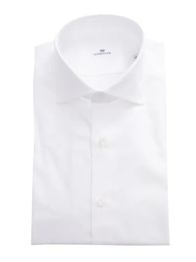 Sonrisa Camicia Uomo In White