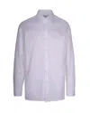 Sonrisa Camicia Bianca In Cotone In Blue
