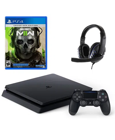 Sony Playstation 4 Slim 1tb Call Of Duty: Modern Warfare Ii Core Bundle With Wired Headset In Black