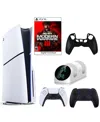 Sony Ps5 Cod Console With Extra Black Dualsense Controller, Dual Charging Dock And Silicone Sleeve In Multi-color