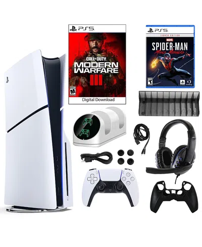 Sony Ps5 Cod Core With Miles Morales Game And Accessories Kit In Multi-color