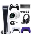 Sony Ps5 Core With Extra Purple Dualsense Controller And Accessories Kit In Multi