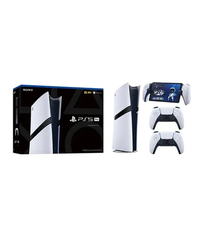 Sony Ps5 Playstation 5 Pro Bundle With Portal Remote Player And Extra White Controller