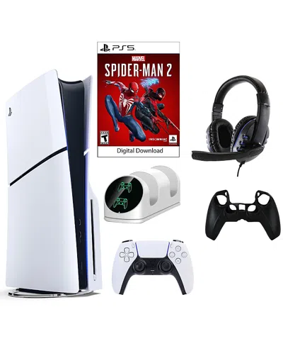 Sony Ps5 Spider Man 2 Console With Accessories In Multicolor
