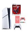 Sony Ps5 Spider Man 2 Console With Controller Skin In Multi-color