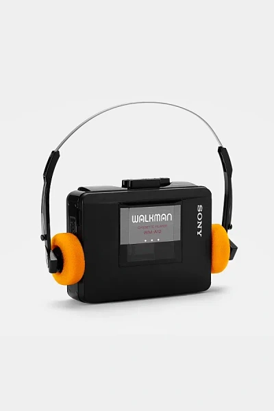 Sony Walkman Wm-a12/b12 Portable Cassette Player In Black At Urban Outfitters