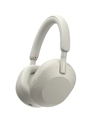 Sony Wireless Over-ear Noise Canceling Headphones In Silver-tone