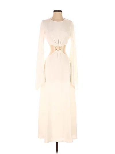 Pre-owned Sonya Casual Dress In Ivory